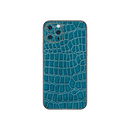 iPhone 11 Pro Max mobile phone Blue Craft Leather skins