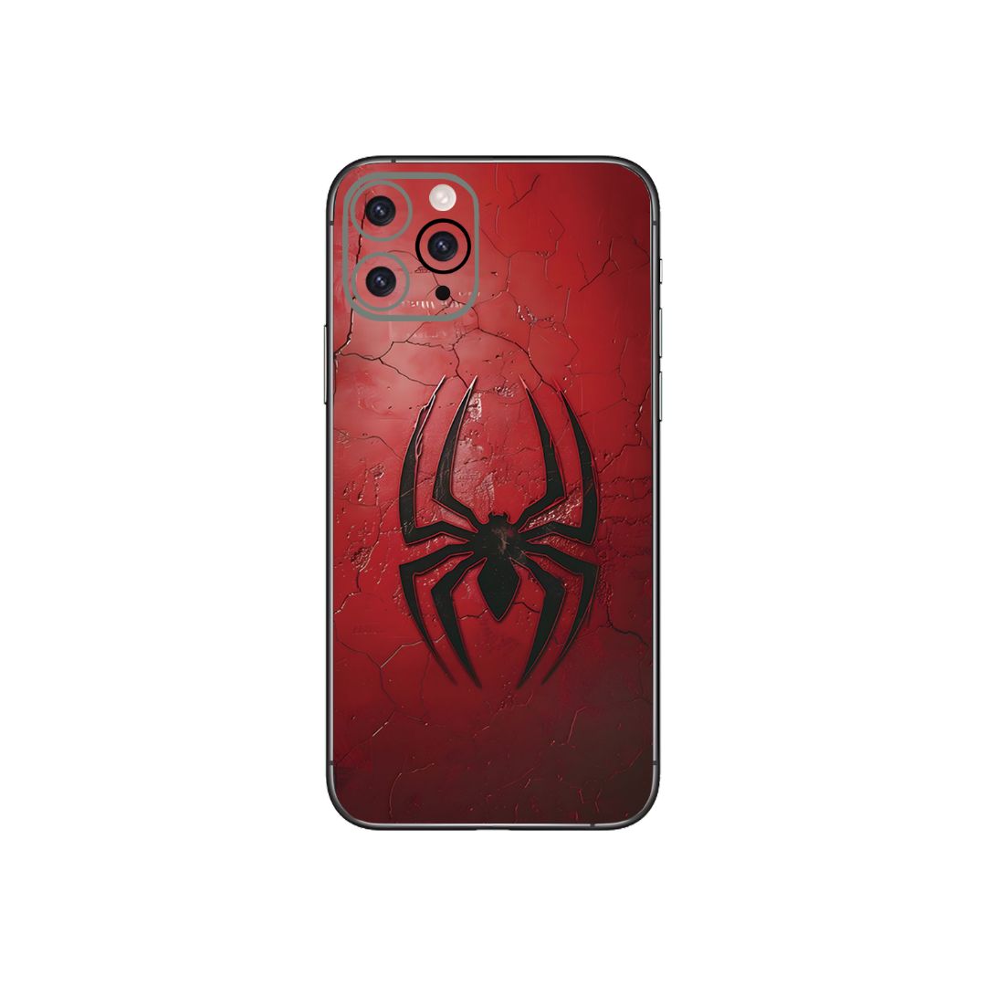 iPhone 11 Pro Max mobile phone red spider skins