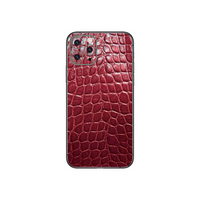 iPhone 11 Pro Max mobile phone red vintage leather skins