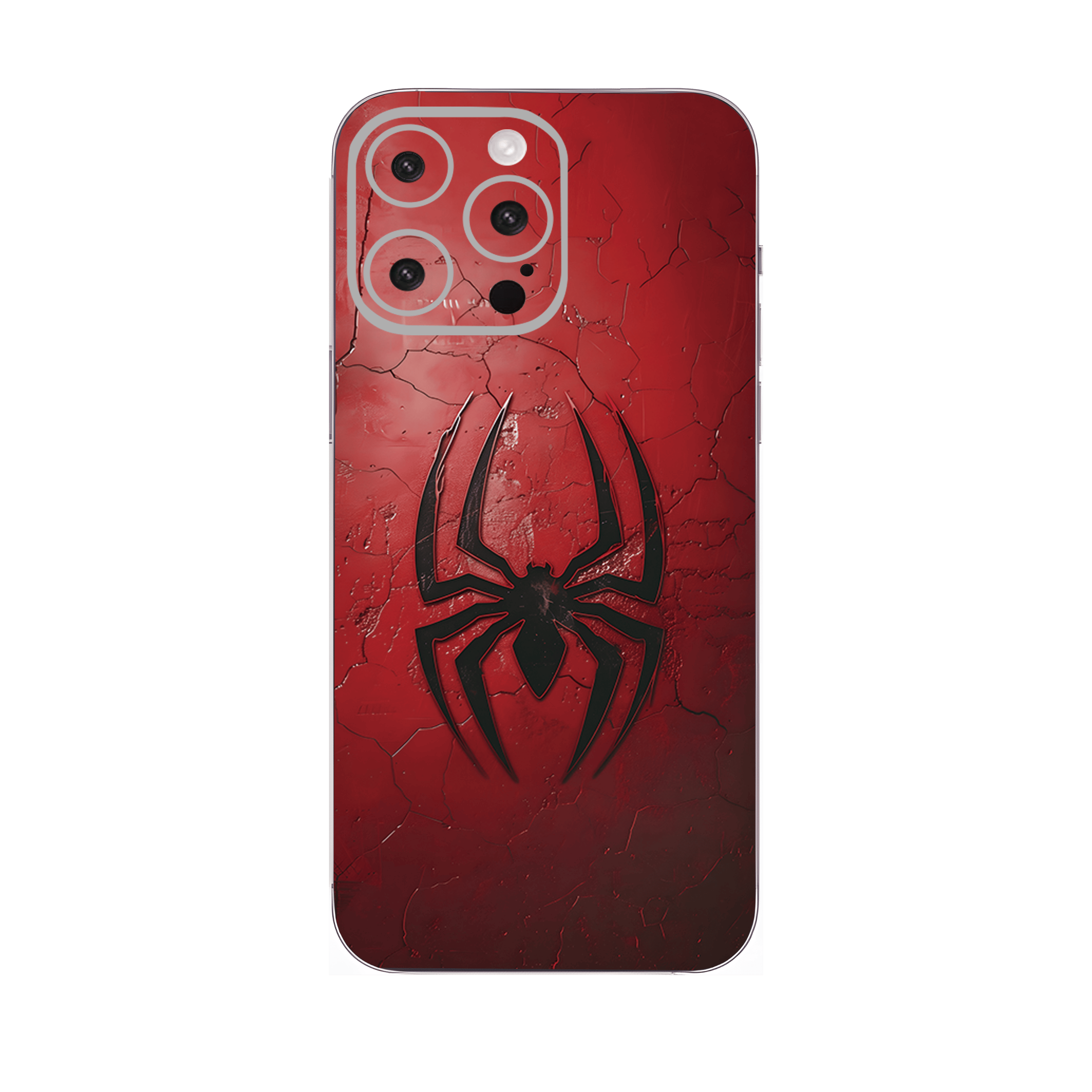 iPhone 14 Pro mobile phone red spider skins