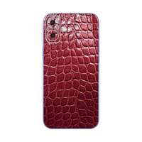 iPhone 16 Plus mobile phone red vintage leather skins