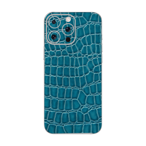 iPhone 16 Pro Max mobile phone Blue Craft Leather skins