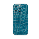 iPhone 16 Pro mobile phone Blue Craft Leather skins