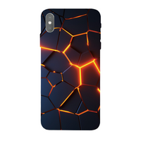 iPhone XS Max mobile phone Fire Heart Skins