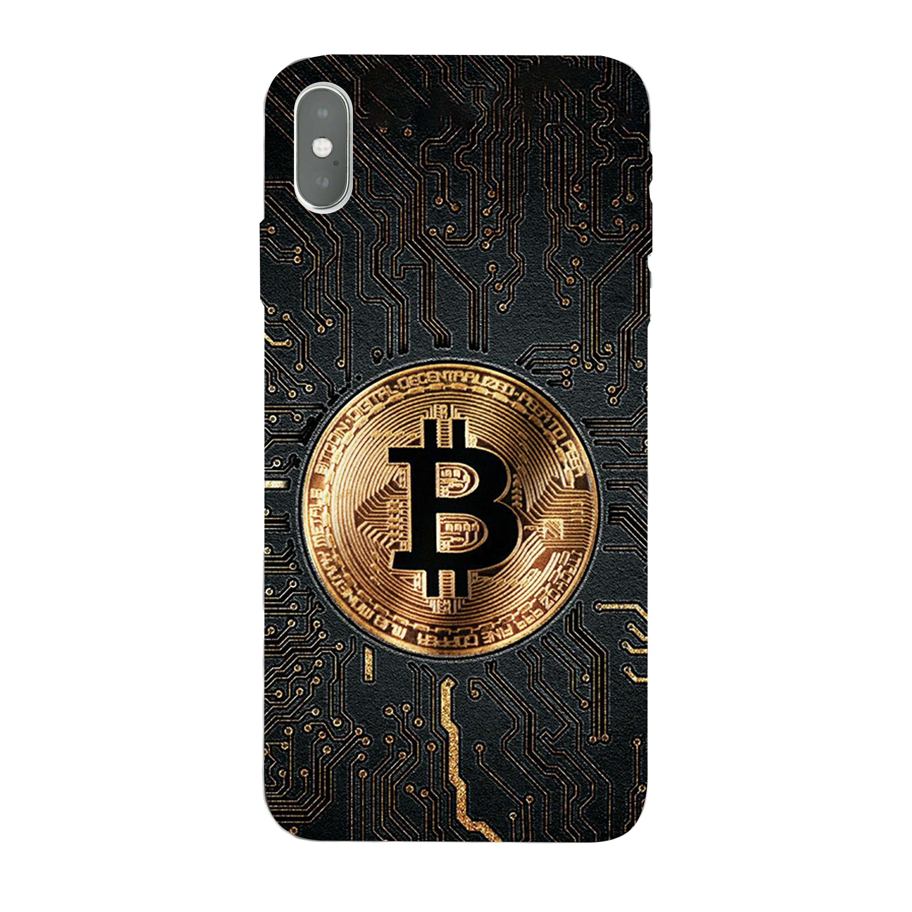 iPhone XS Max mobile phone bitcoin skins