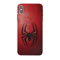 iPhone XS Max mobile phone red spider skins