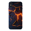 iPhone XS mobile phone Fire Heart Skins