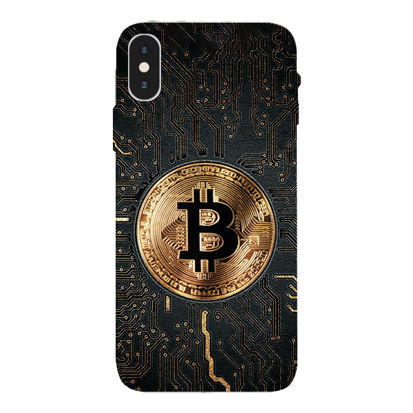 iPhone XS mobile phone bitcoin skins
