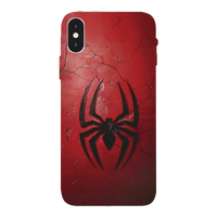 iPhone XS mobile phone red spider skins