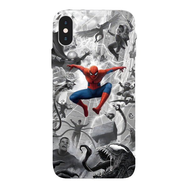 iPhone XS mobile phone spidey journey skins