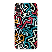 iPhone XS mobile phone spiral mode skins