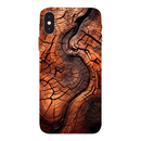 iPhone XS mobile phone teak wood Skins