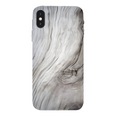 iPhone XS mobile phone white wood Skins