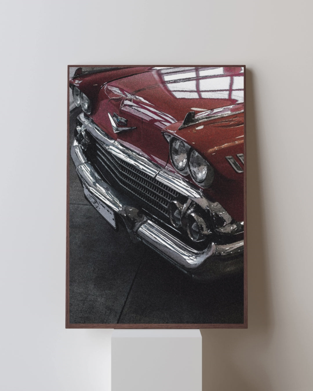 Retro Vintage Car Metal Poster